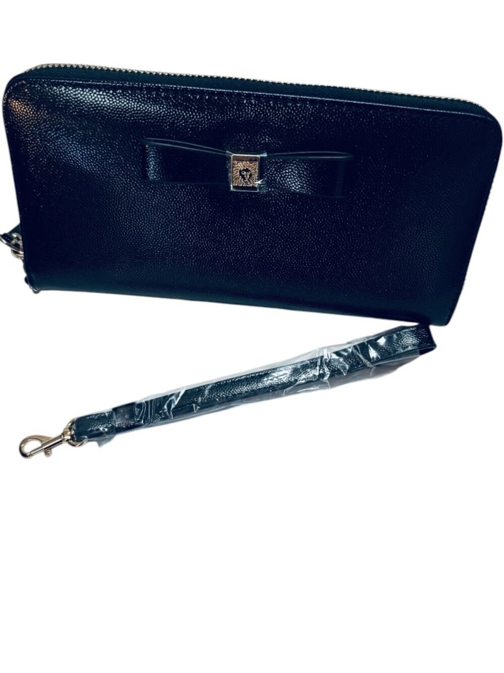 Anne Klein Black Faux Leather Wallet (NWOT)